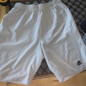 White Adidas Athletic Shorts